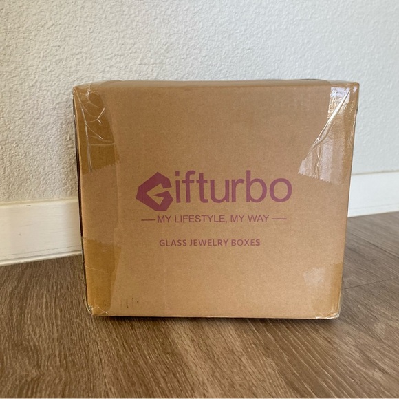 New Gifturbo 3 Layer Mirrored Glass Jewelry Box, Large Capacity Women's Storage - Picture 3 of 3